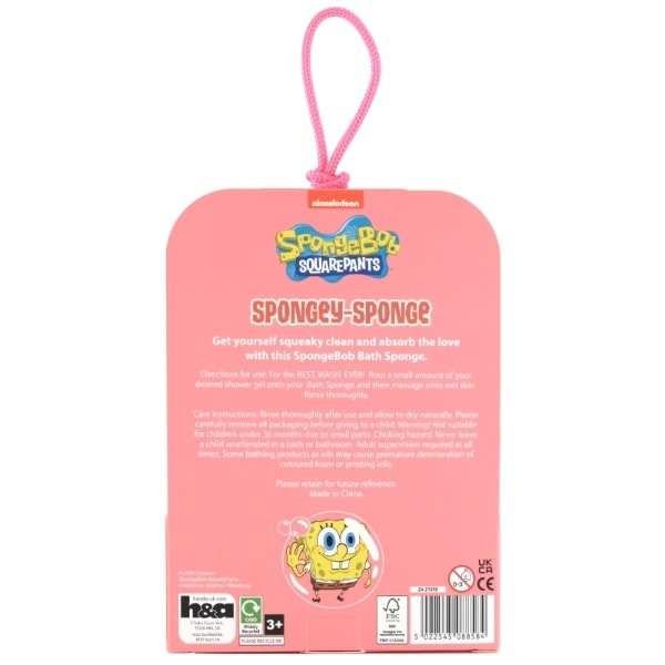 Spongebob Bath Sponge