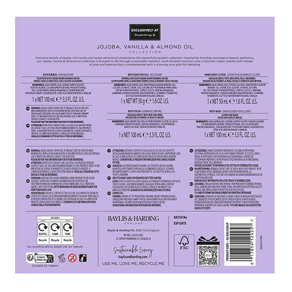 Baylis & Harding Jojoba, Vanilla & Almond Oil Bath & Body