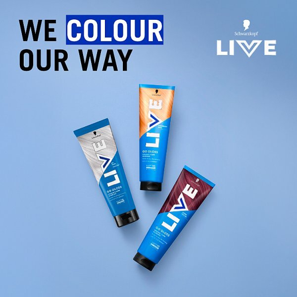 Schwarzkopf LIVE Strawberry Soda Colour & Shine Hair Gloss