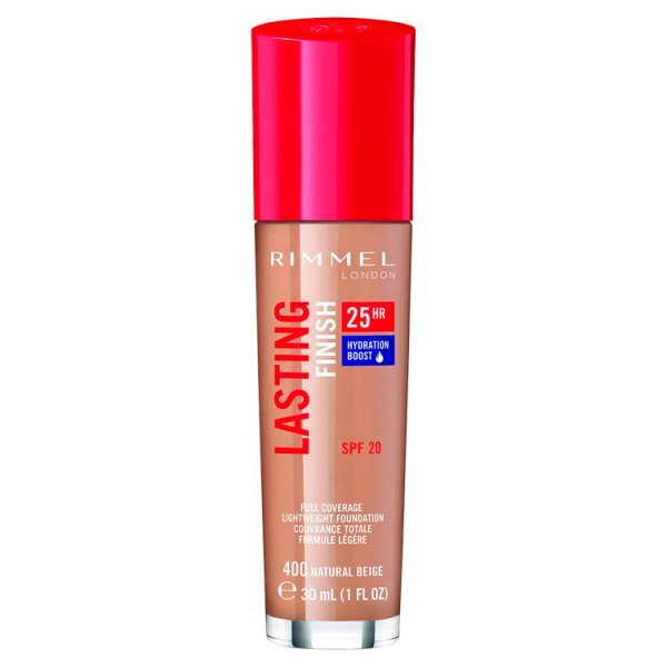 DNR RIMMEL L/FINISH FOUNDATION N/BEIGE 30ML.