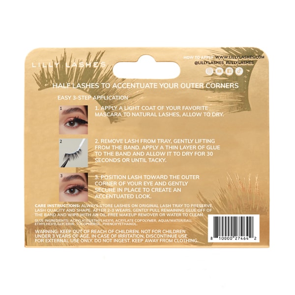 Lilly Lashes Brilliant Half Lash