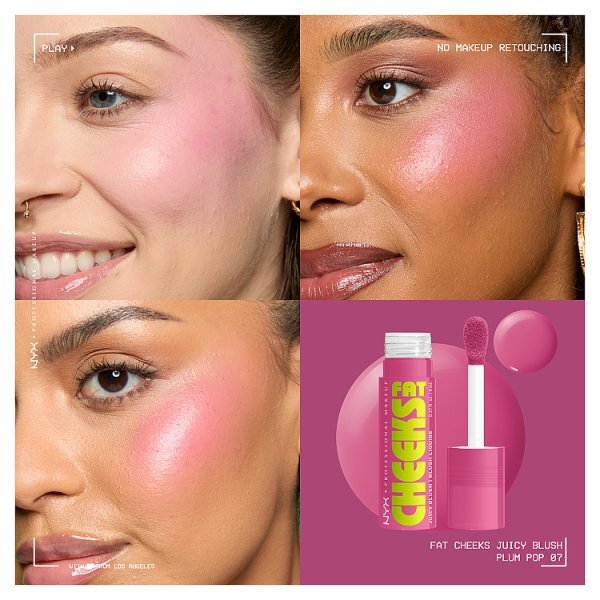 NYX Professional Makeup Fat Cheeks Blush Plum Pop