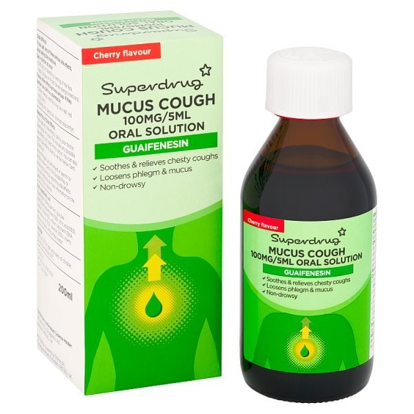 Superdrug Mucus Cough Syrup 200ml