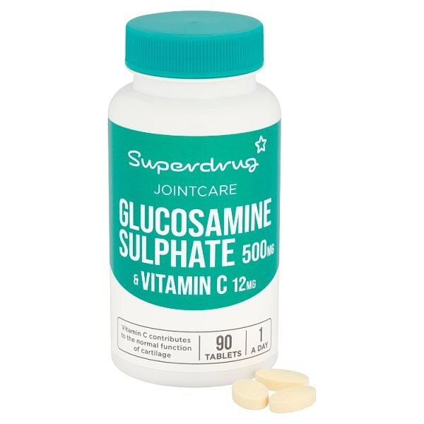Superdrug Glucosamine 500mg With Vit C 90s