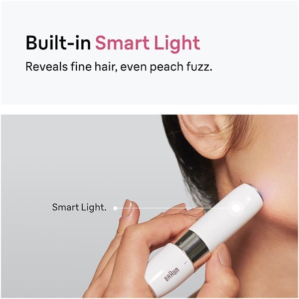 Braun Mini Hair Remover, Face Trimmer, Fs1000, White