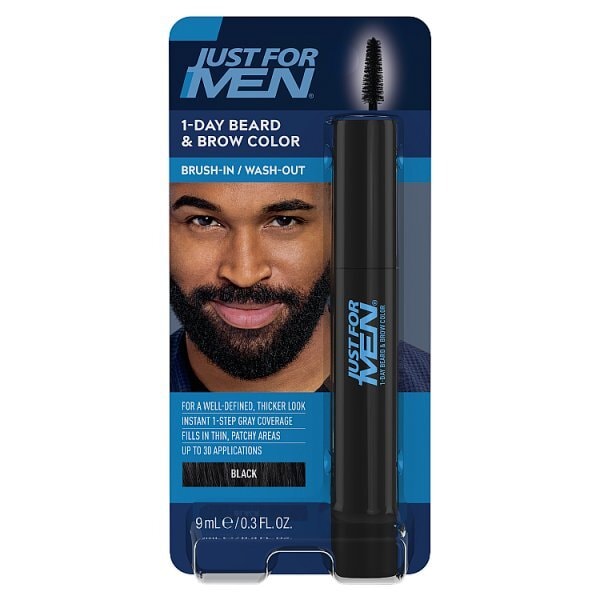 Just For Men 1 Day Beard & Brow Facial Gel Black