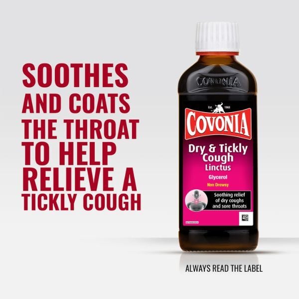 Covonia Dry And Tickly Cough Linctus Syrup 180ml