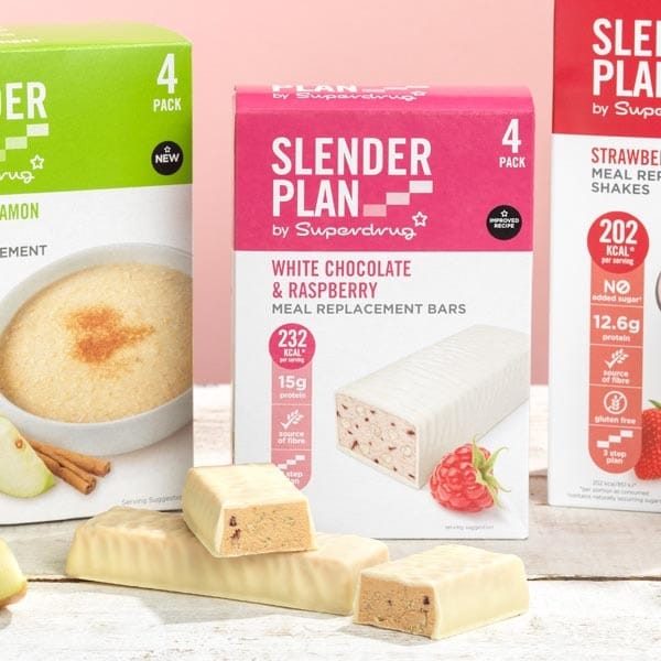 Superdrug Slenderplan White Choc Rasp Meal Replacement Bar 4