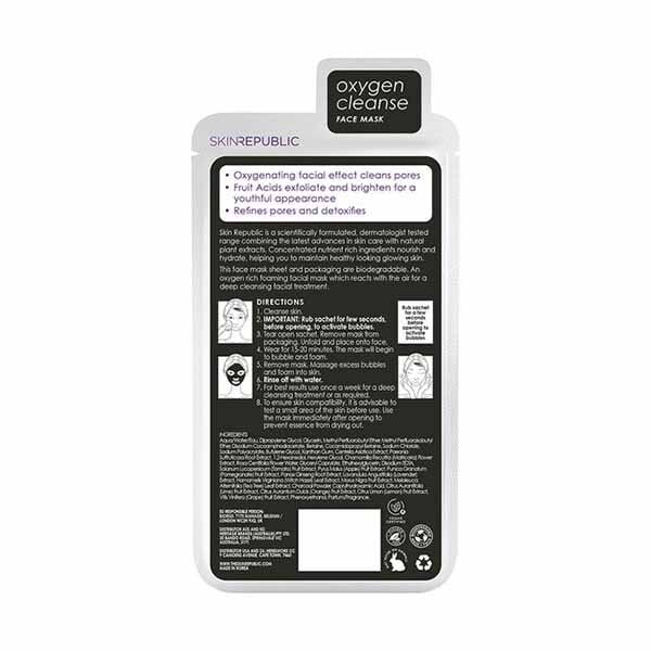 Skin Republic Bubble Charcoal Face Sheet Mask 25ml