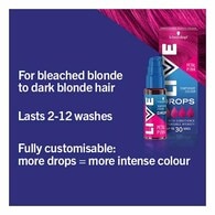 LIVE Drops Semi-Permanent Petal Pink Hair Dye 30ml