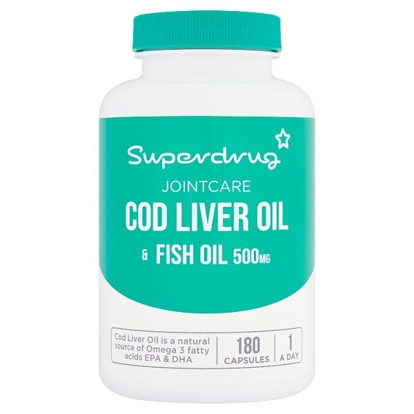Superdrug Cod Liver Oil 500mg 180s