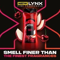 Lynx Cherry Spritz Shower Gel Body Wash For Men 400Ml