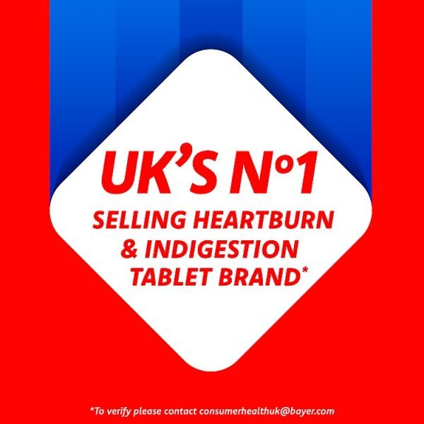 Rennie Peppermint Heartburn & Indigestion Relief 72 Tablets