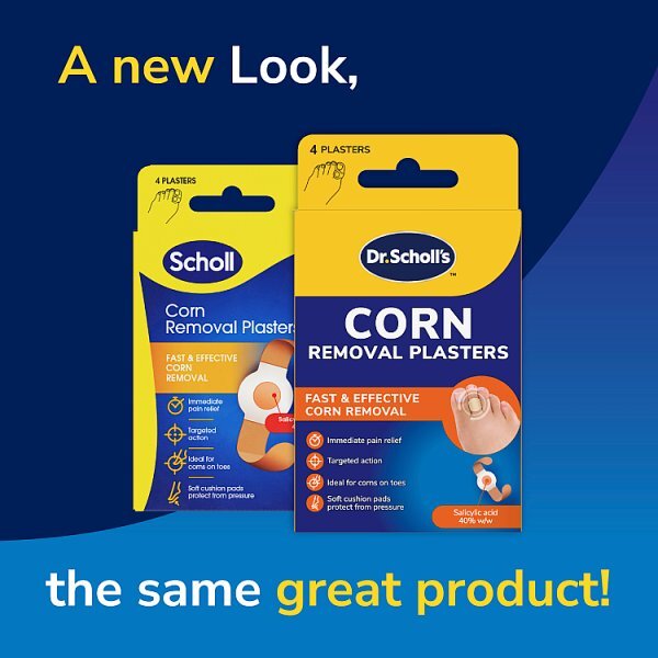 Scholl Corn Removal Waterproof Plasters Medicated