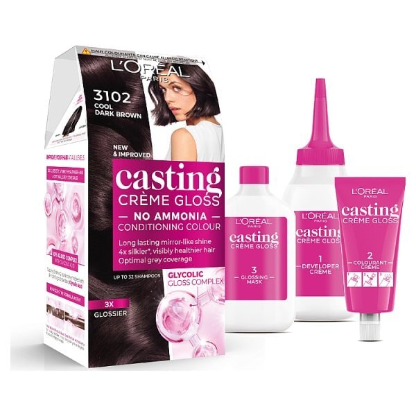 L'Oréal Casting Crème Gloss 3102 Cool Dark Brown Hair Dye