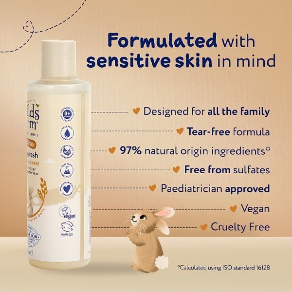 Childs Farm Oatderma Body Wash Fragrance-Free 250Ml