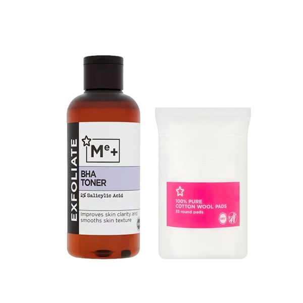 Me+ Cotton Wool & BHA Toner Bundle