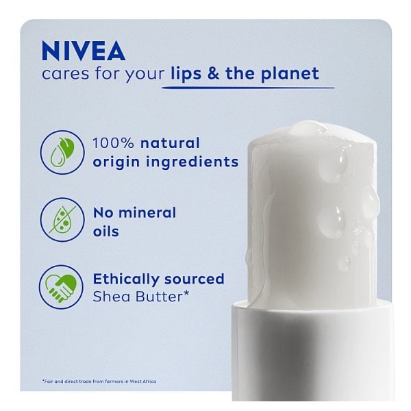 NIVEA Original Care Lip Balm with Jojoba Oil 4.8g