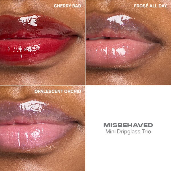 Morphe Hol25 - Misbehaved Mini Dripglass Lip Gloss Trio