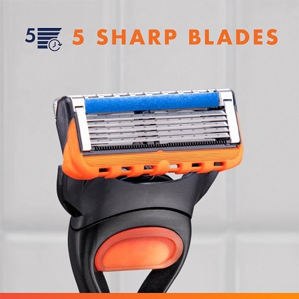 Gillette Fusion Value Pack, Razor + 10 Razor Blades