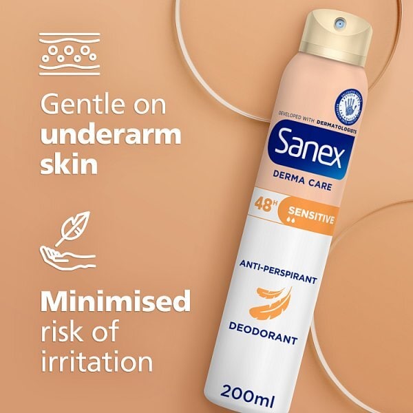 Sanex Derma Care Sensitive 48Hr Antiperspirant 200Ml