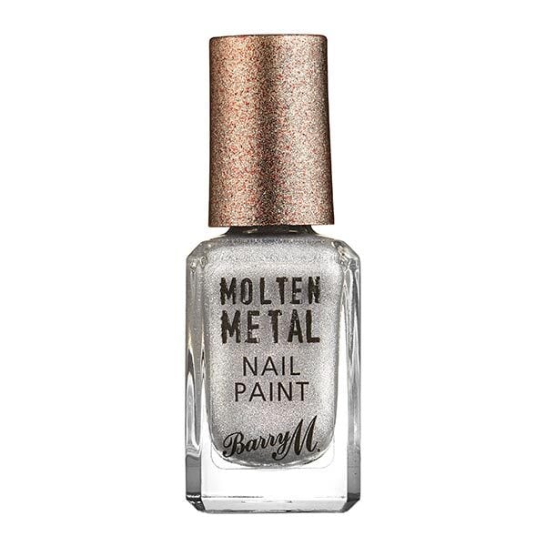Barry M Molten Metal Glitter Nail Polish -Holographic Lights