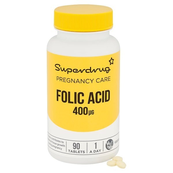 Superdrug Folic Acid 90s