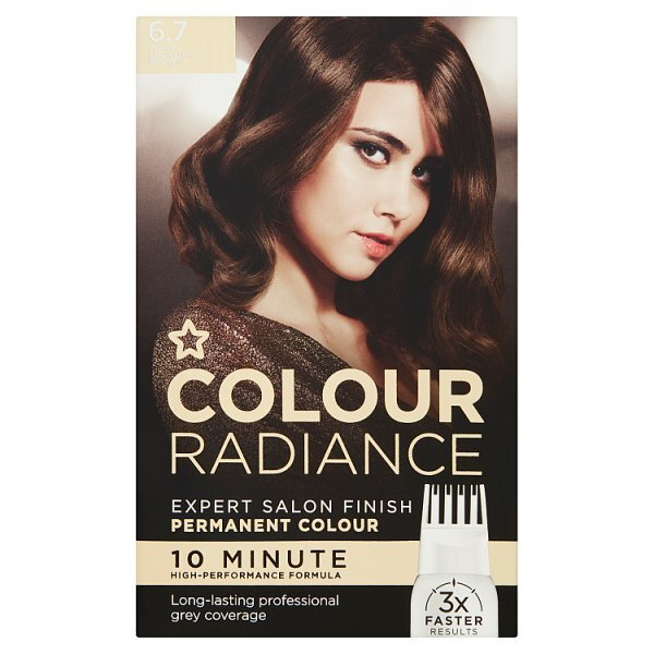 Superdrug Colour Radiance Permanent Hair Dye Chocolate Brown