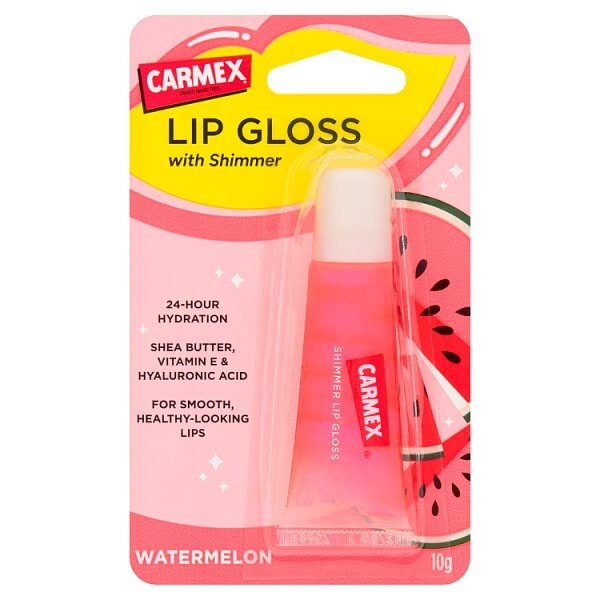Carmex Watermelon Lip Gloss Shimmer Tube 10G