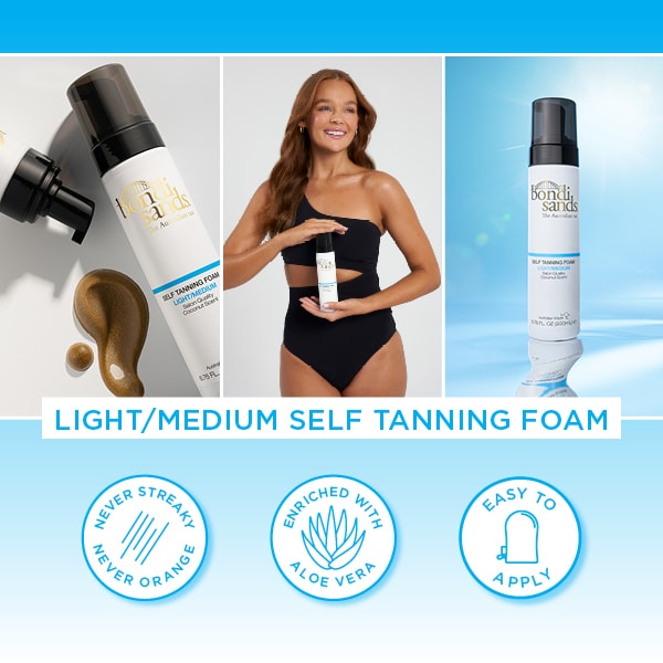 Bondi Sands Self Tanning Foam - Light/Medium 200ml