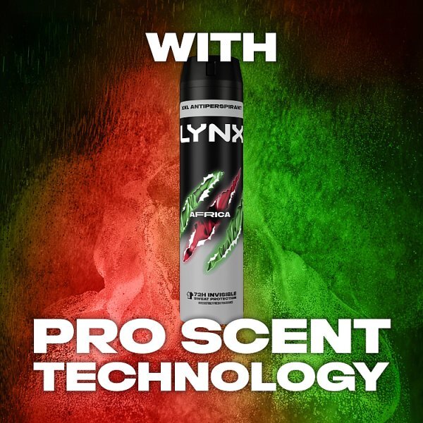Lynx Africa Anti-Perspirant Deodorant Aerosol 250 ml