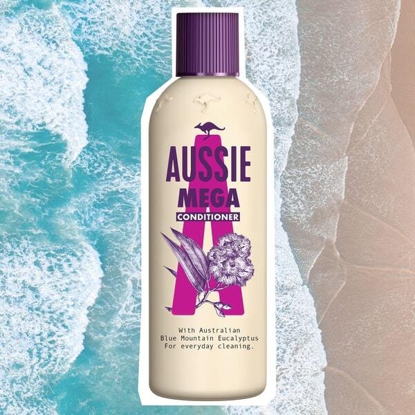 Aussie Mega Hair Conditioner For Everyday Conditioning 350ml