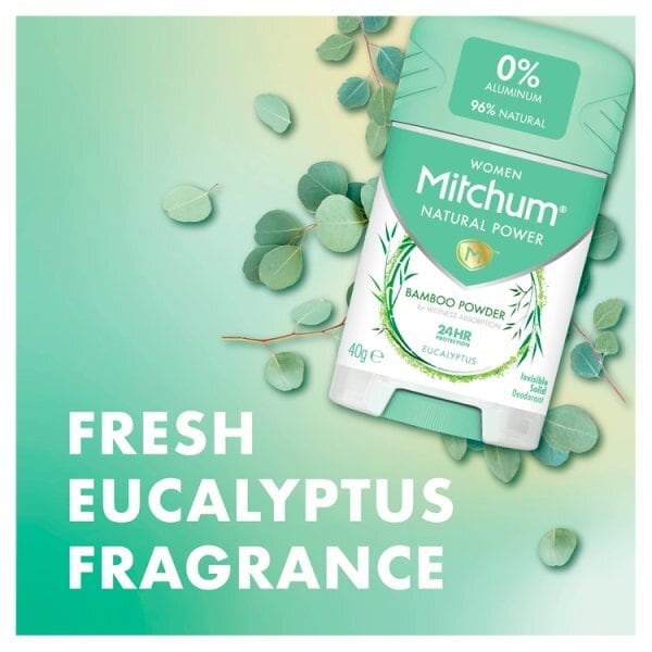 Mitchum Women Natural Power 24HR Protection Eucalyptus 40g