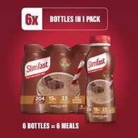 SlimFast Protein Chunky Chocolate Flavour Shakes 6x325ml