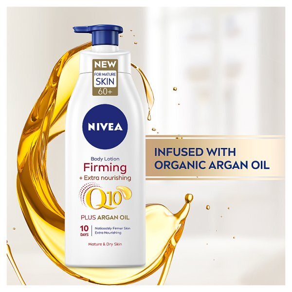 NIVEA Q10 60+ Firming Body Lotion with Argan Oil 400ml