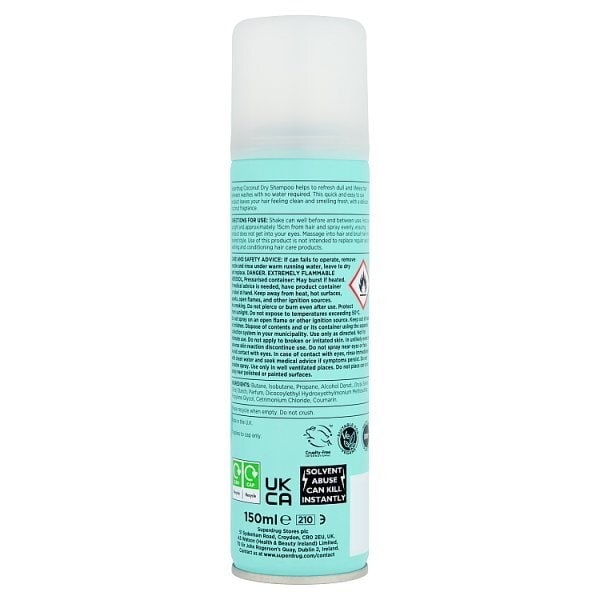 Superdrug Dry Shampoo Coconut 150ml