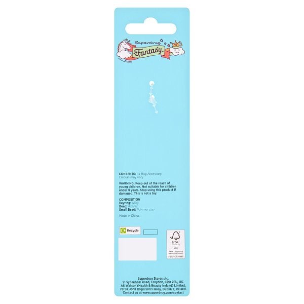Superdrug Fantasy Beaded Keychain