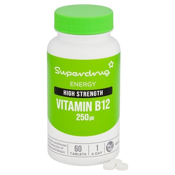 Superdrug High Strength Vitamin B12 250ug 60s