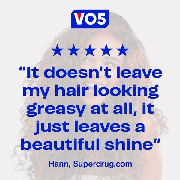 Vo5 Invisibly Light Hair Oil to Enhance Dry Dull Hair 50ml