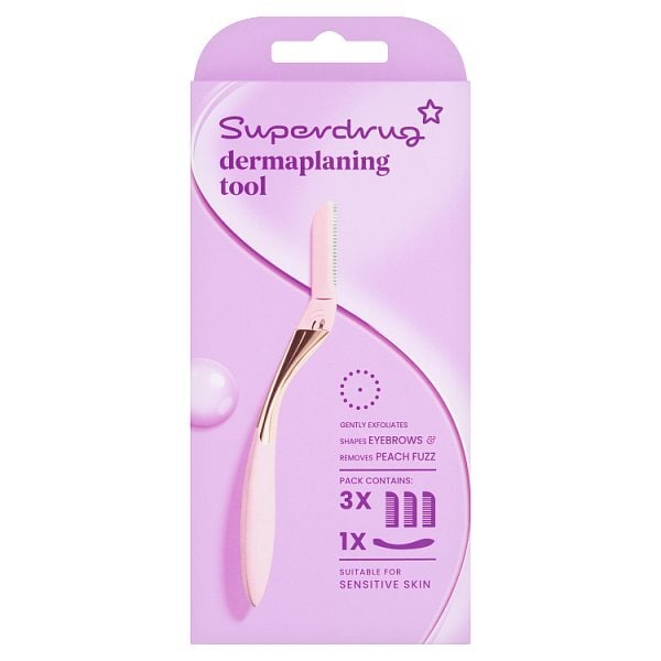 Superdrug Premium Dermaplaning Tool 3 Blades