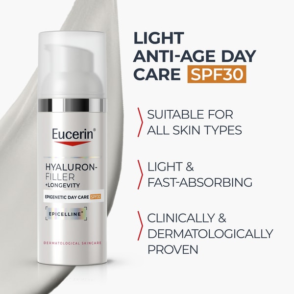 Eucerin Hyaluron-Filler + Longevity Epigenetic Face Cream Spf30 50Ml