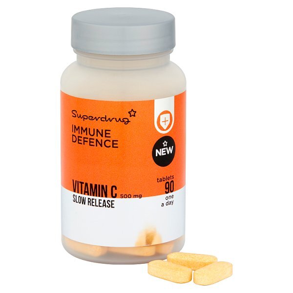 Superdrug  Vitamin C Slow Release 500mg 90 Tablets