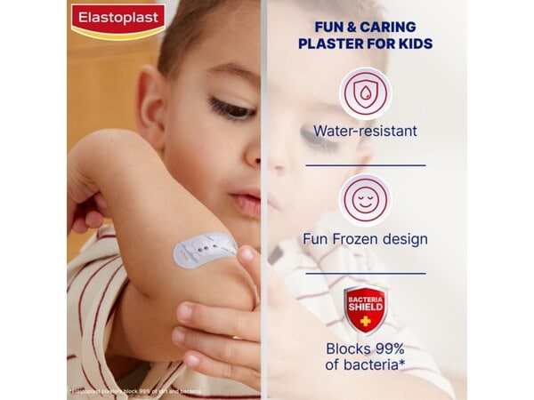 Elastoplast Disney Frozen II Painless Kids, 20 Plasters