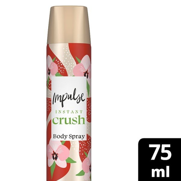 Impulse Body Spray Deodorant Instant Crush 75ml