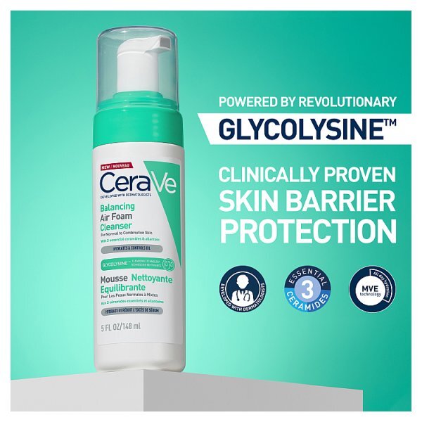CeraVe Balancing Air Foam Foaming Facial Cleanser 148ml
