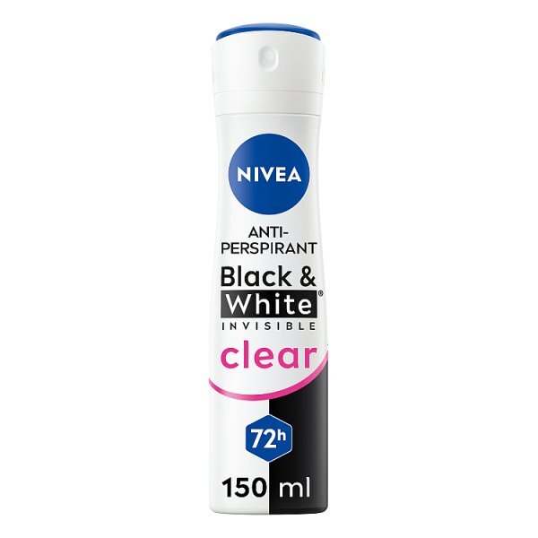 NIVEA Black & White Anti-Perspirant Deodorant Spray 150ml