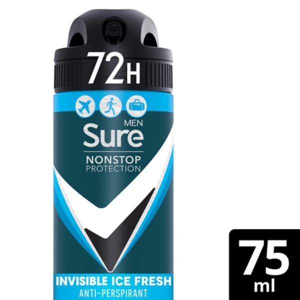 Sure Men Invisible Ice Fresh Antiperspirant 75ml