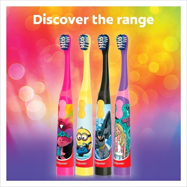 DNR Colgate Barbie Extra Soft Battery Kids Toothbrush
