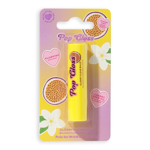 I Heart Revolution Pop Gloss Balm Passionfruit Clear