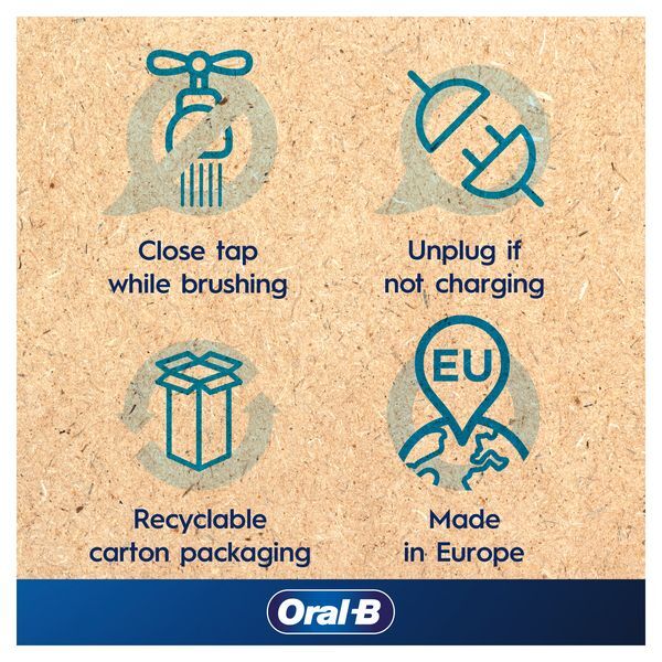Oral-B Pro 3 3800 Charcoal Black Electric Toothbrush & Paste